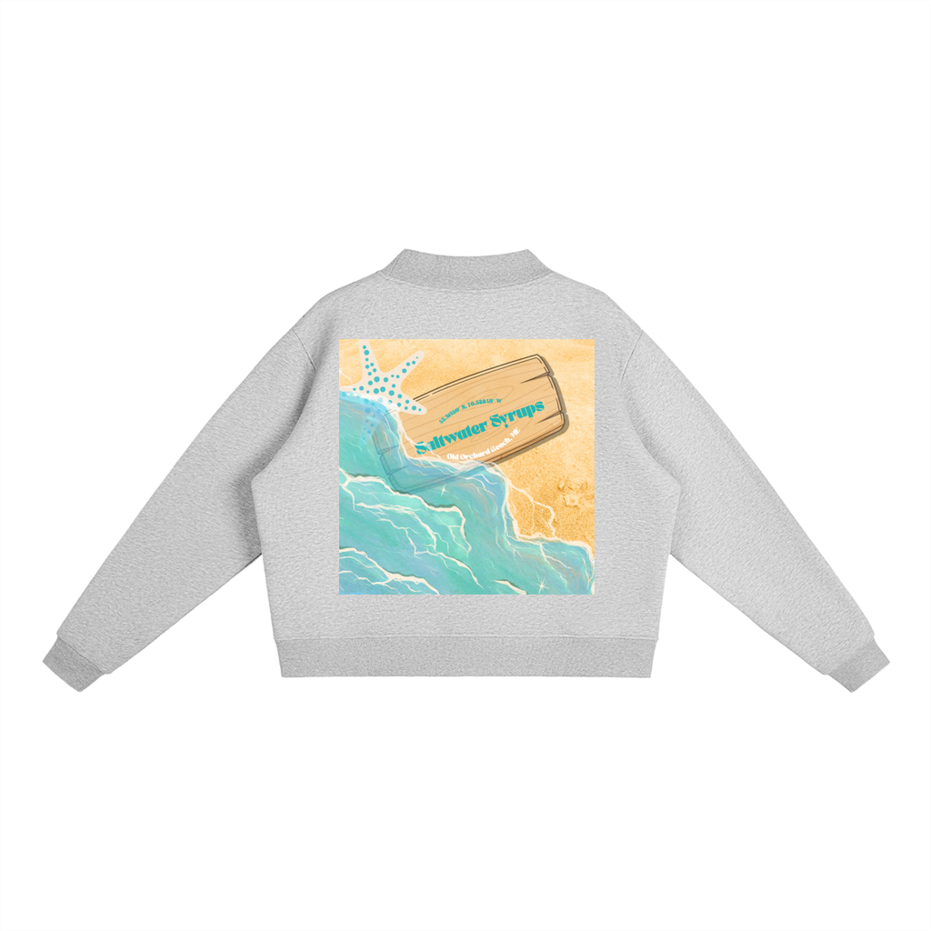 SS Fleece Mock-Neck Crew Sweatshirt