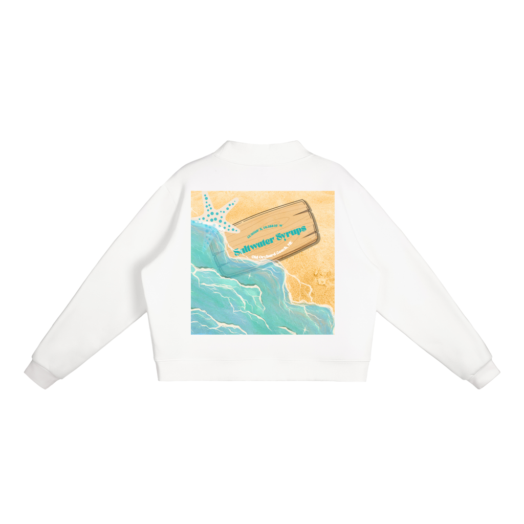 SS Fleece Mock-Neck Crew Sweatshirt